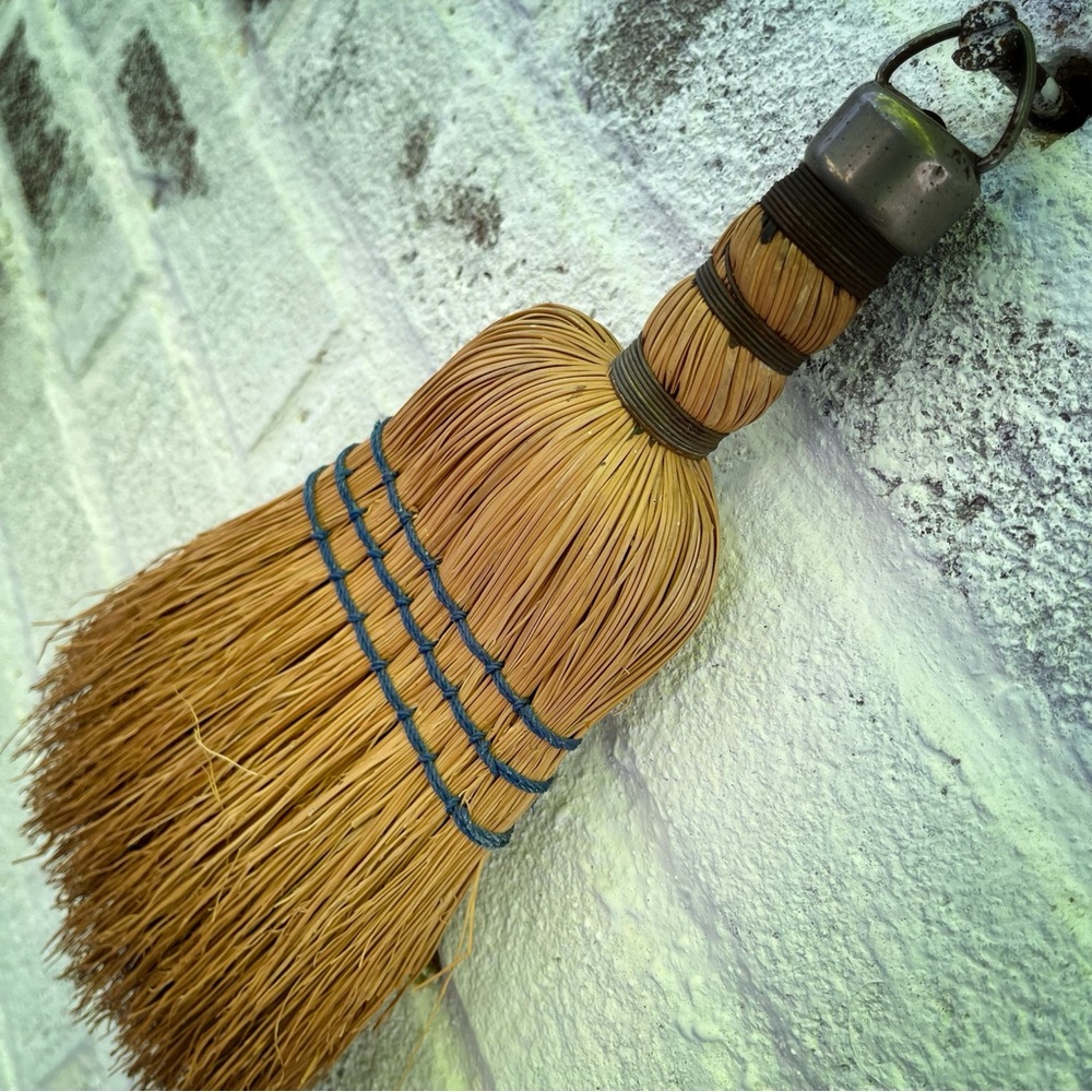 vintage primitive hand broom